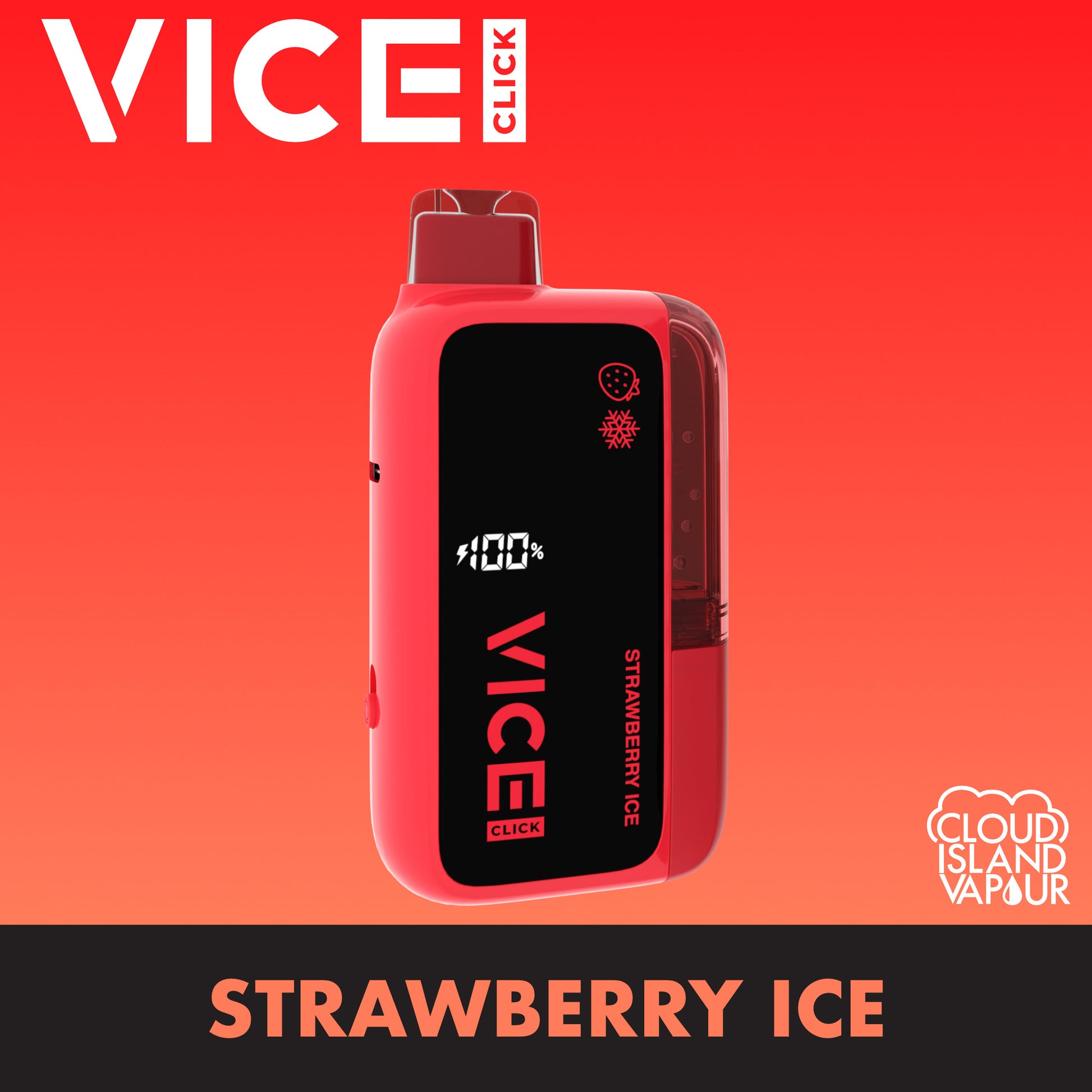 VICE CLICK Disposable Vape Strawberry Ice