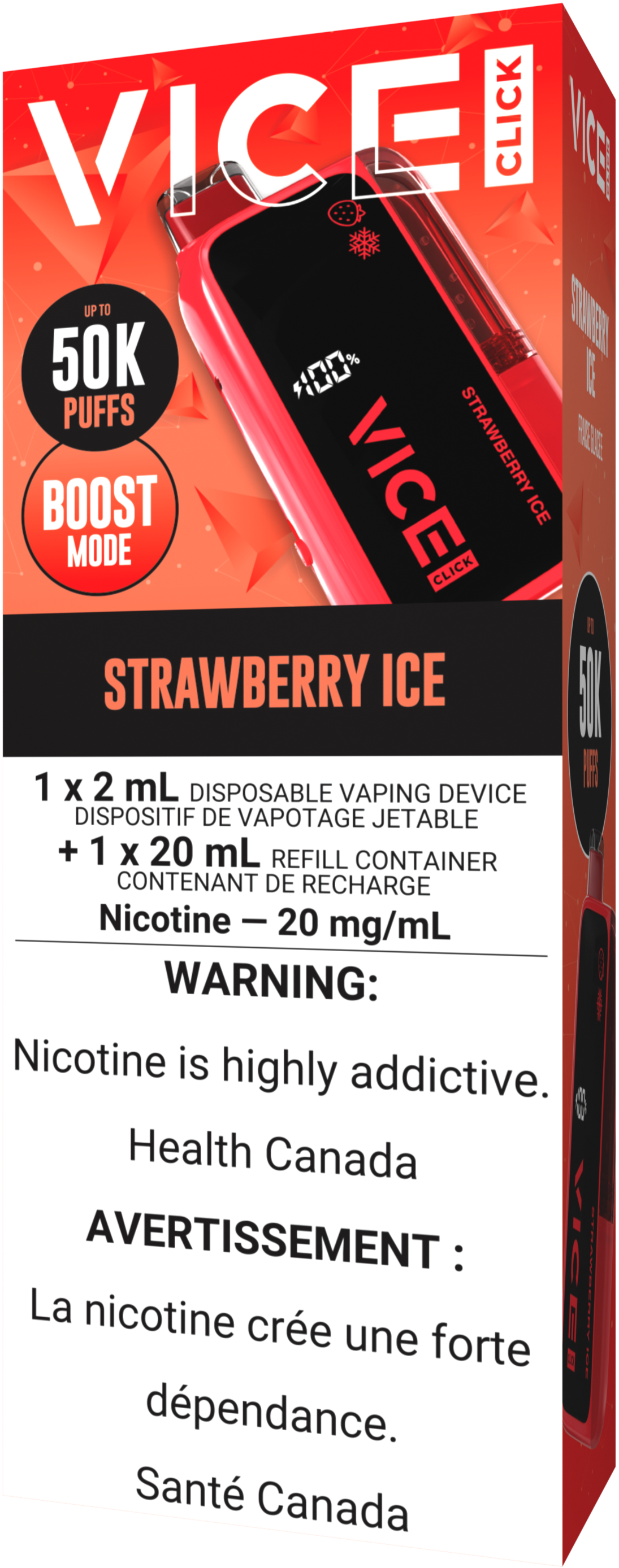VICE CLICK Strawberry Ice