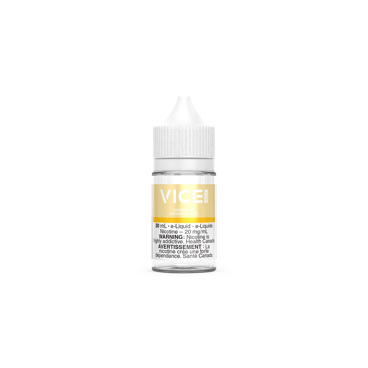 VICE Salt Nic Ejuice 30ml bottle flavour Banana Ice