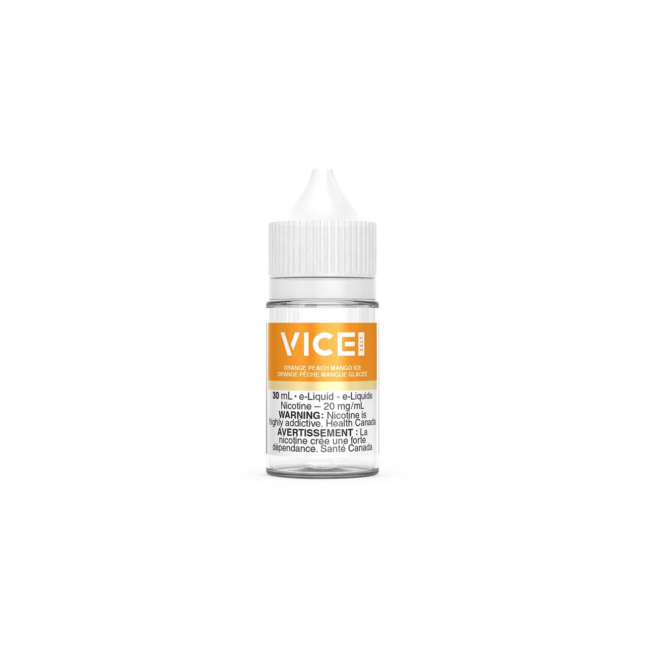 VICE Salt Nic Ejuice 30ml bottle flavour Orange Peach Mango Ice