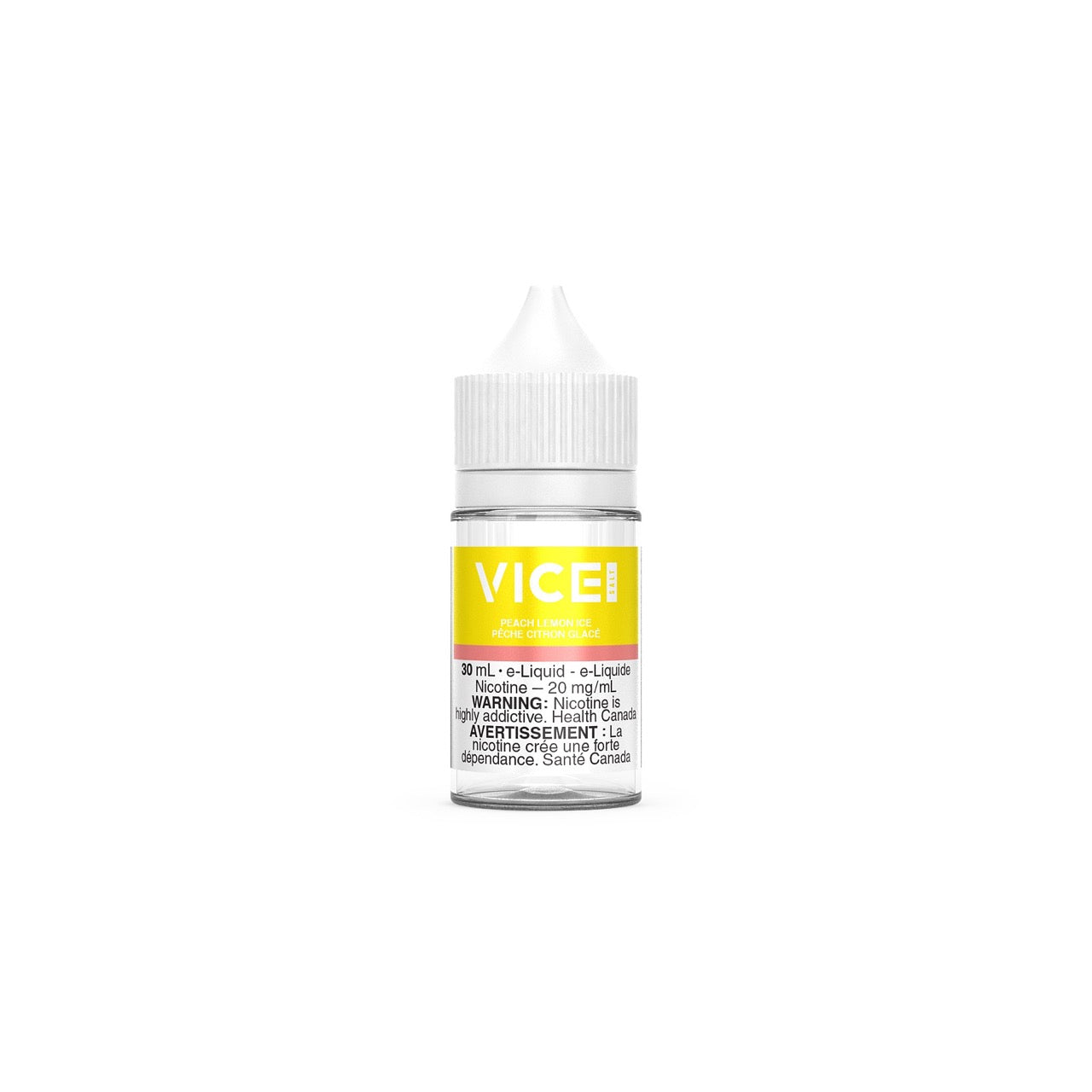 VICE Salt Nic Ejuice 30ml bottle flavour Peach Lemon Ice