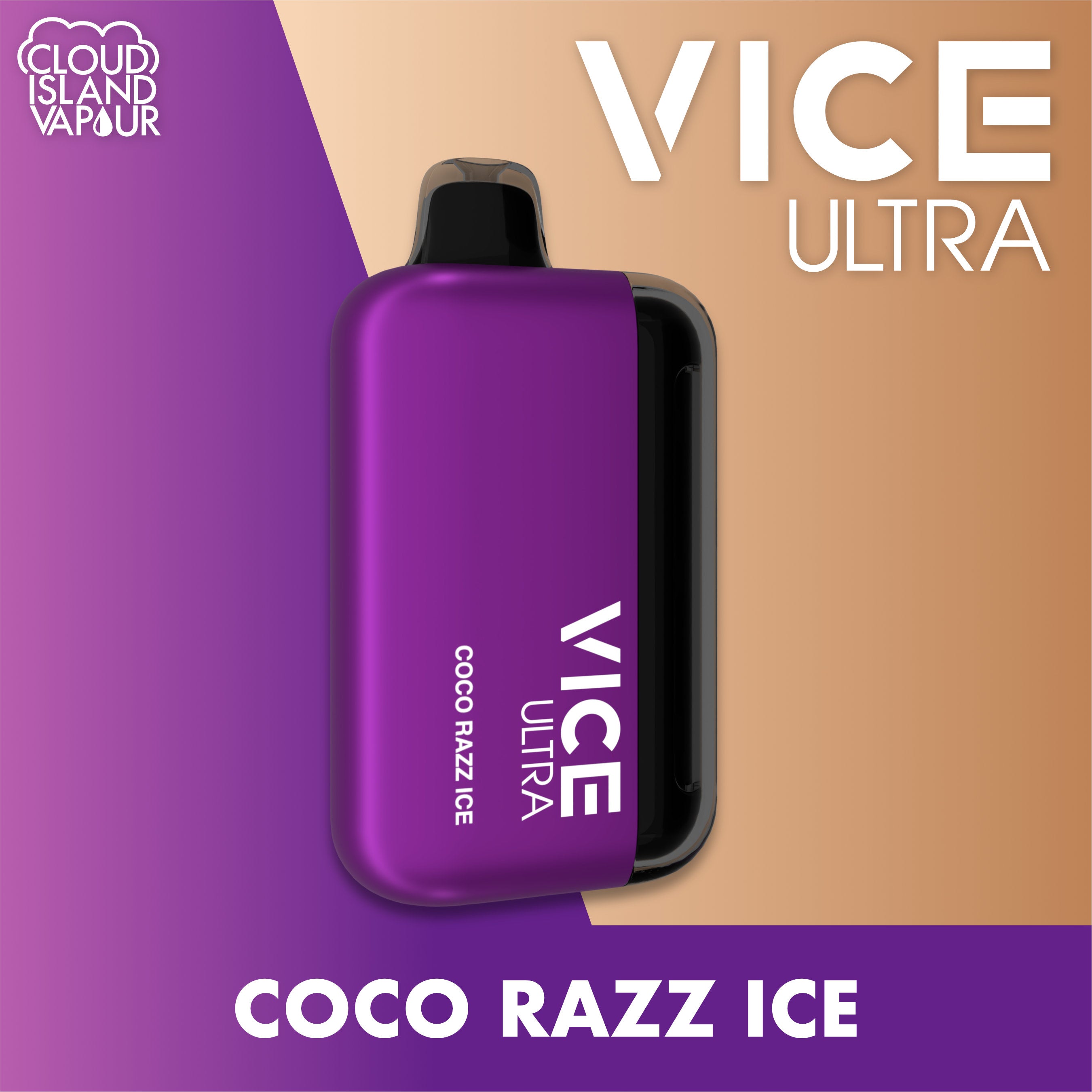 VICE ULTRA 60K Disposable Vape - Coco Razz Ice – Cloud Island Vapour