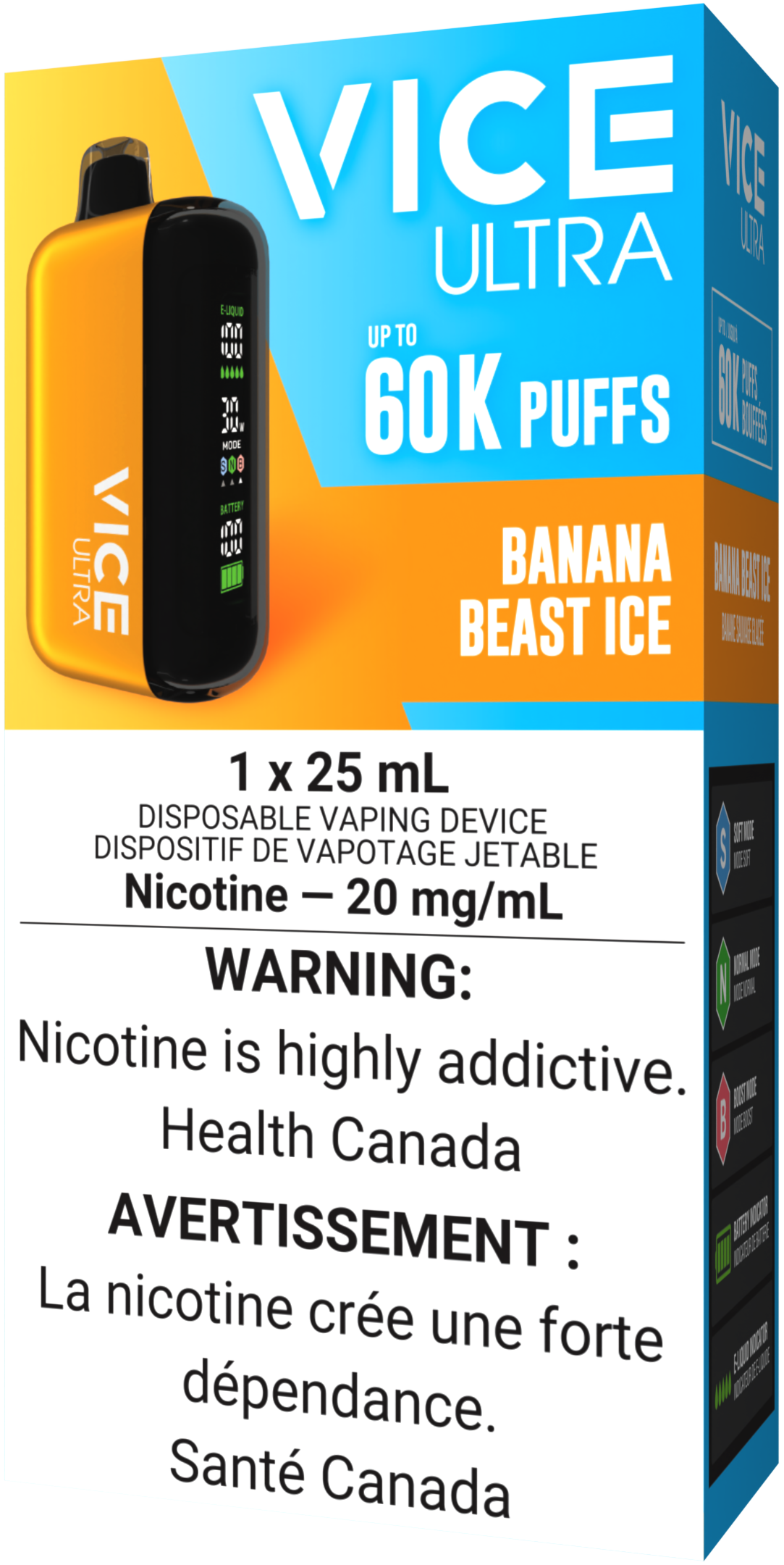 VICE ULTRA 60K Disposable Banana Beast Ice