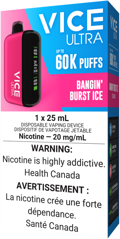 VICE ULTRA 60K Disposable Bangin' Burst Ice