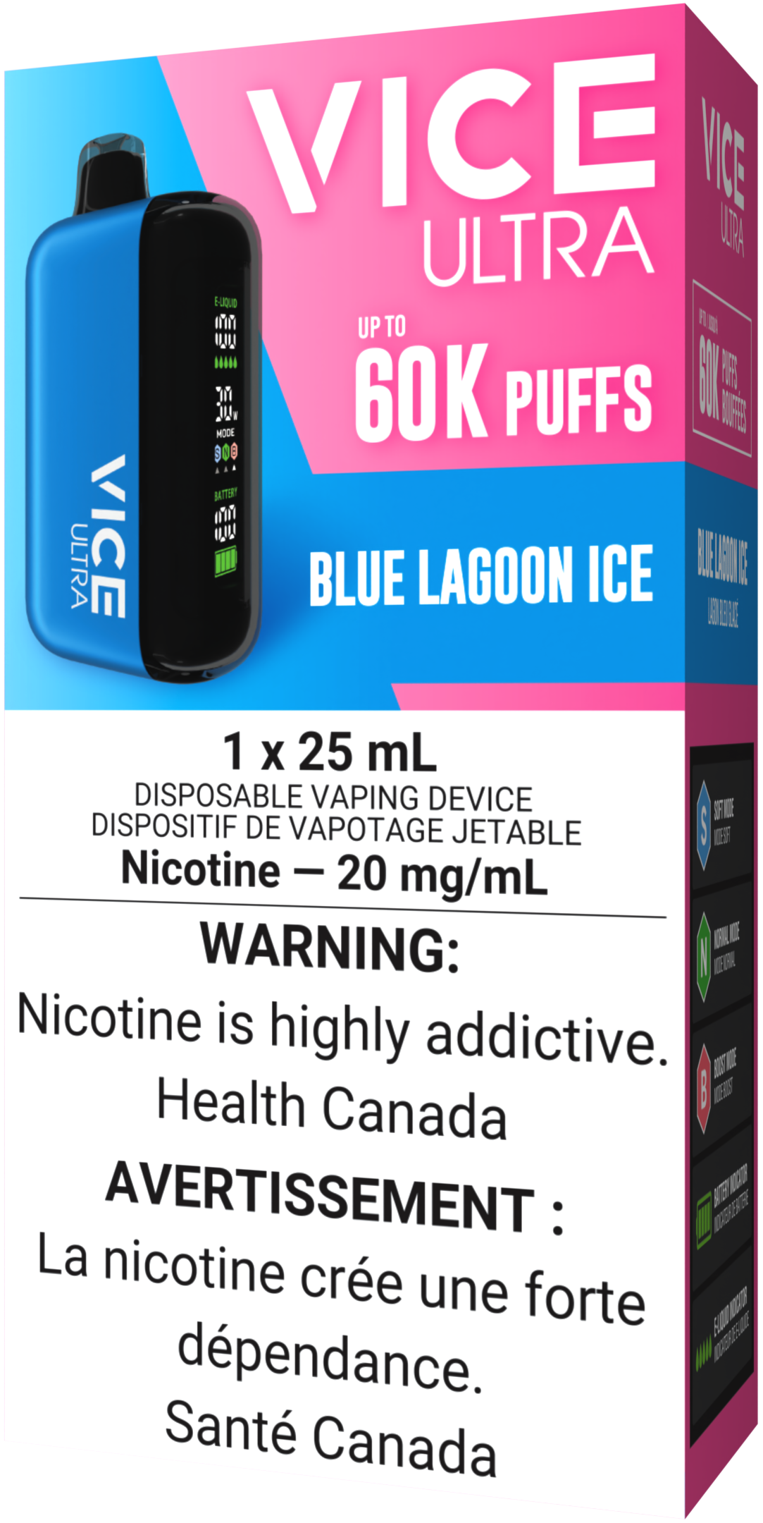 VICE ULTRA 60K Disposable Blue Lagoon Ice