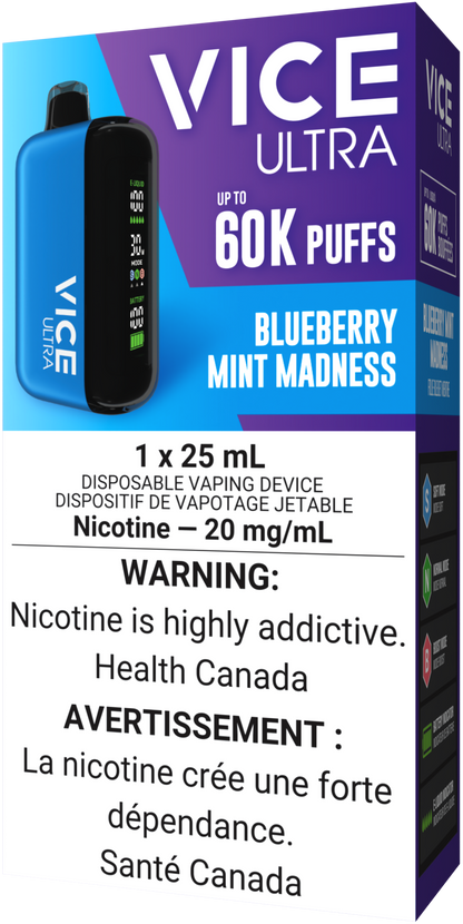 VICE ULTRA 60K Disposable Blueberry Mint Madness