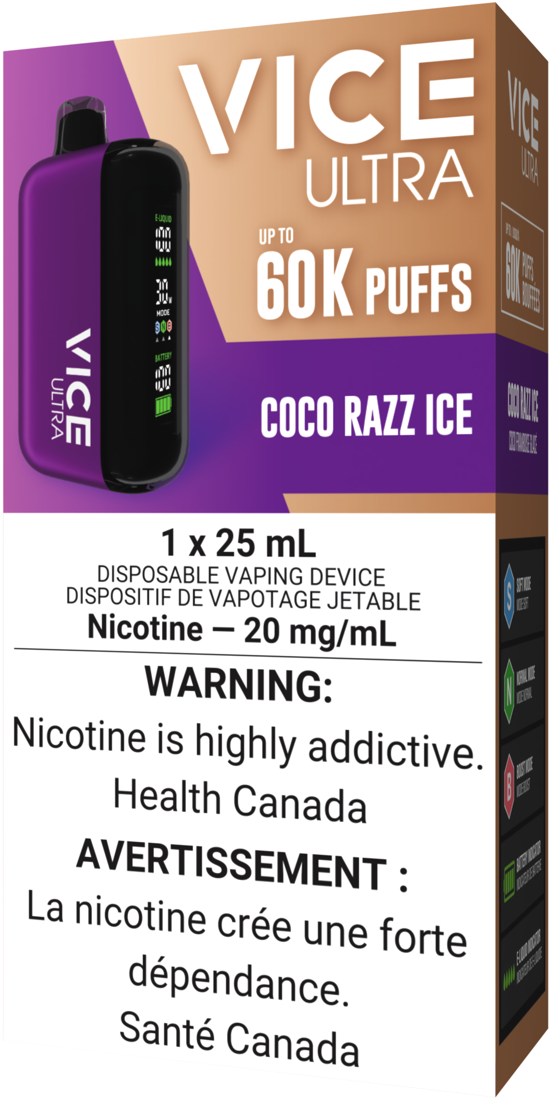 VICE ULTRA 60K Disposable Coco Razz Ice