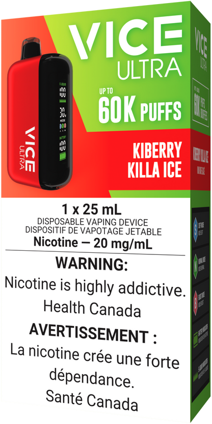 VICE ULTRA 60K Disposable Kiberry Killa Ice