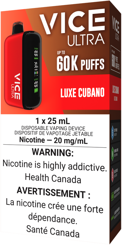 VICE ULTRA 60K Disposable Luxe Cubano