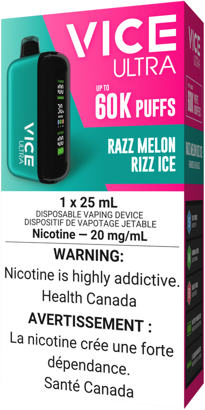 VICE ULTRA 60K Disposable Razz Melon Rizz Ice