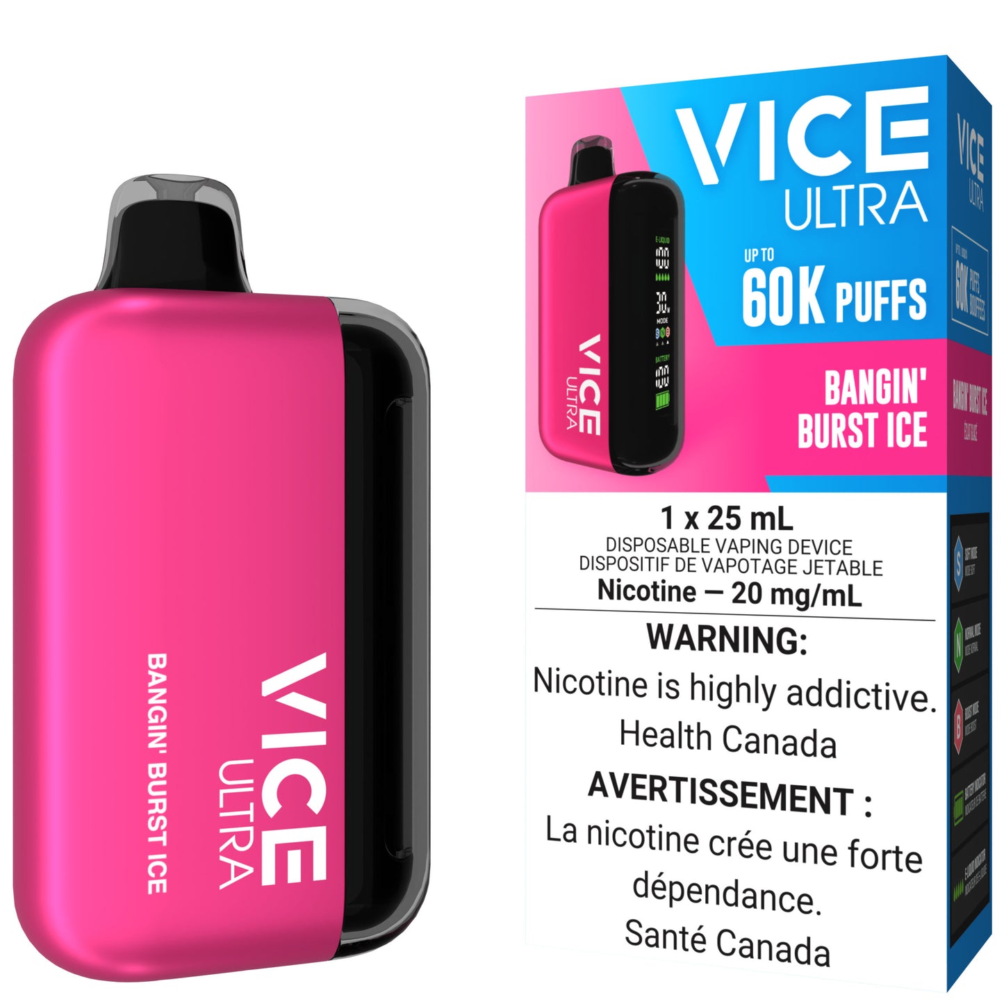 VICE ULTRA 60K Disposable Vape Bangin' Burst Ice