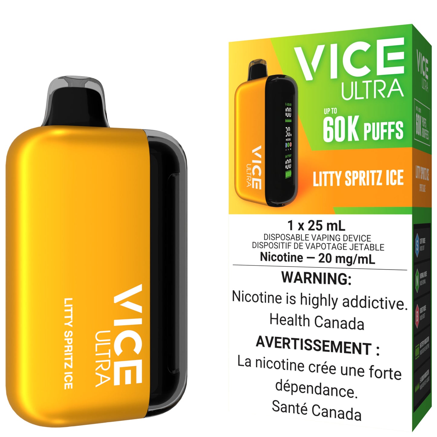 VICE ULTRA 60K Disposable Vape Litty Spritz Ice