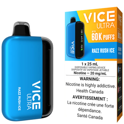 VICE ULTRA 60K Disposable Vape Razz Rush Ice