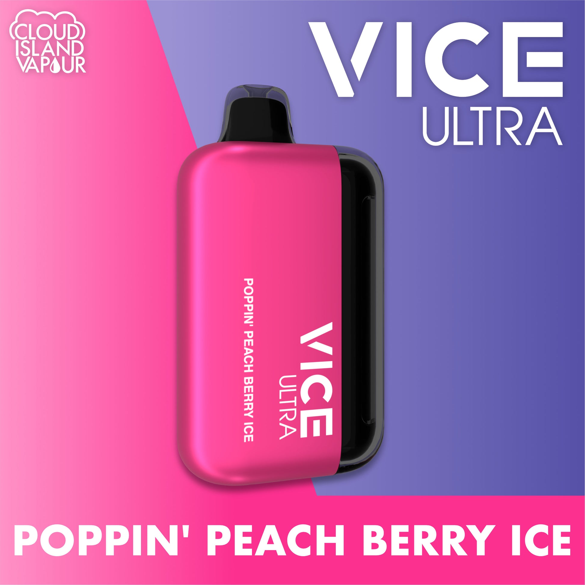 VICE ULTRA 60K Poppin' Peach Berry Ice