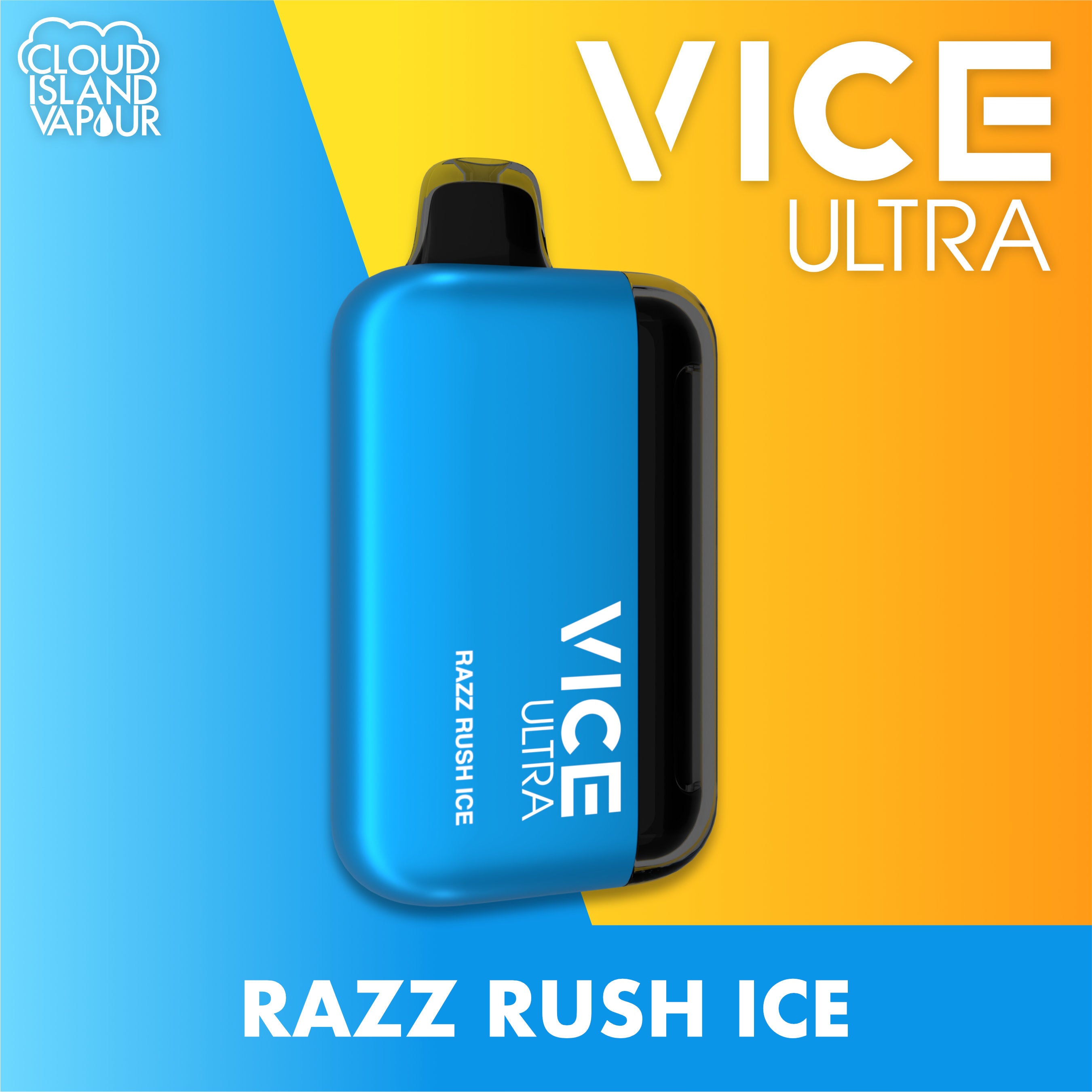VICE ULTRA 60K Disposable Vape - Razz Rush Ice – Cloud Island Vapour