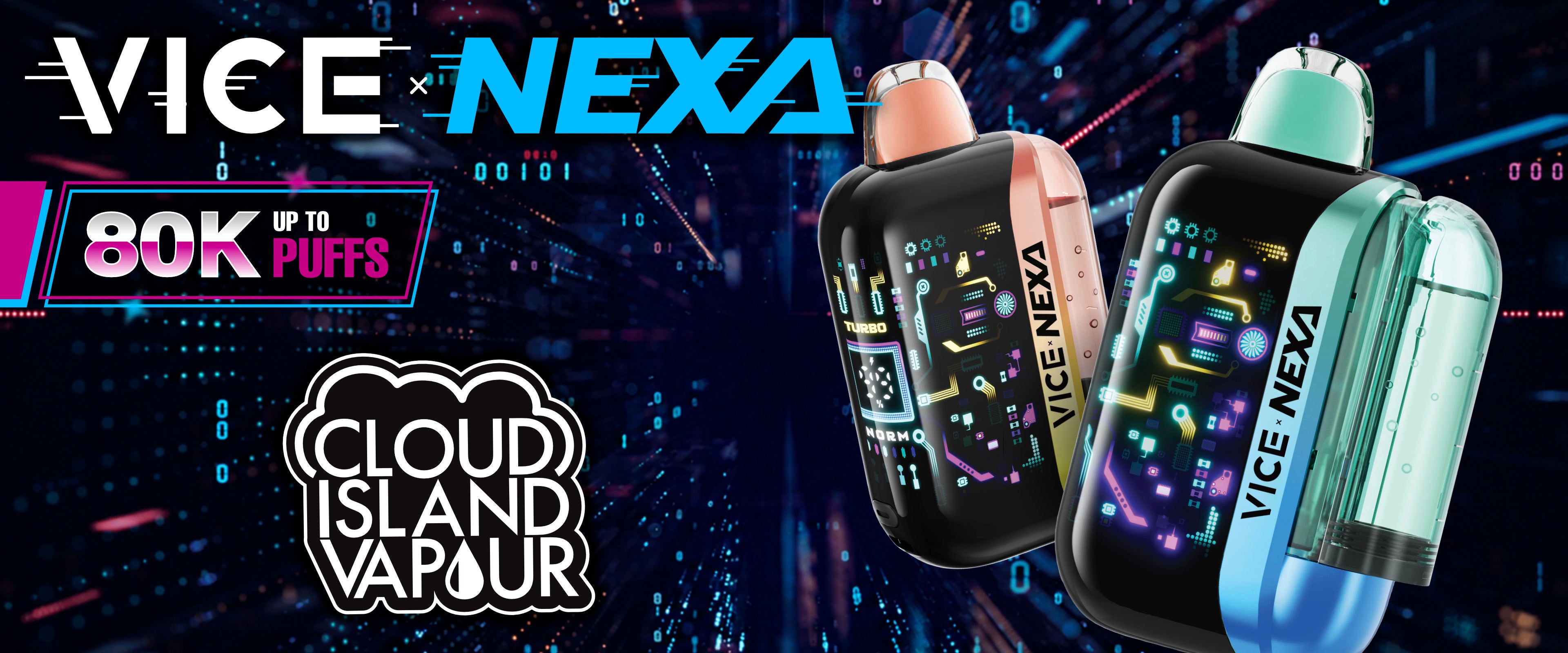 VICE X NEXA Disposable Vape Banner