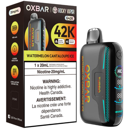 Watermelon Cantaloupe Ice ROCKY VAPOR OXBAR G42K