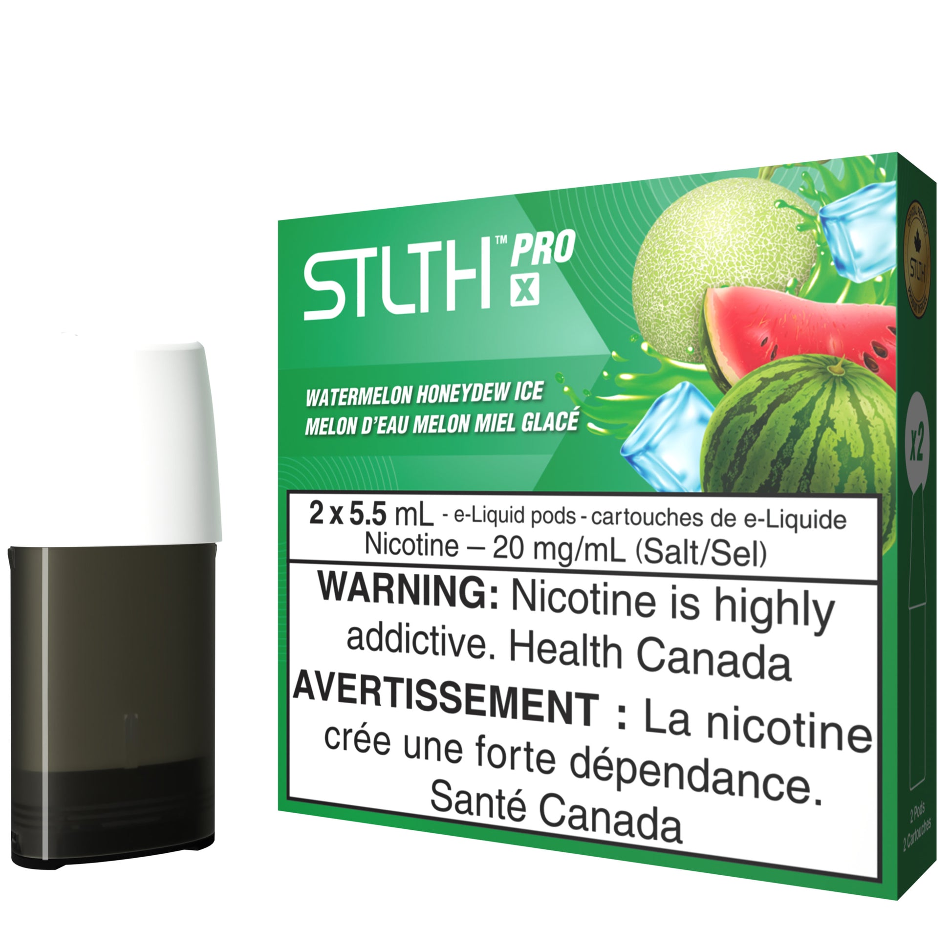 Watermelon Honeydew Ice STLTH PRO X Pod Pack