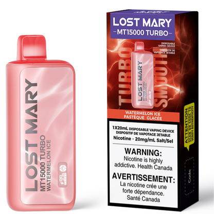 Watermelon Ice LOST MARY MT15000 TURBO Disposable Vape