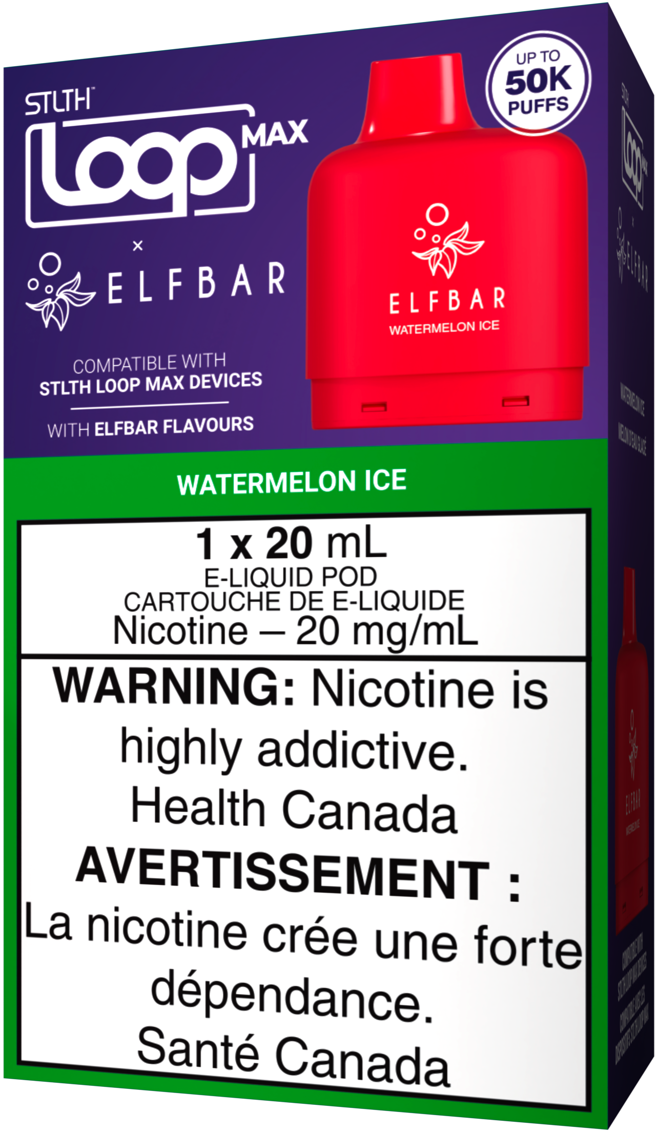 Watermelon Ice STLTH LOOP MAX X ELFBAR Pod Pack