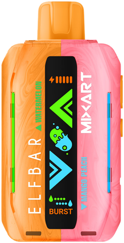 Watermelon Mango Peach ELF BAR MIXART 40K Disposable Vape