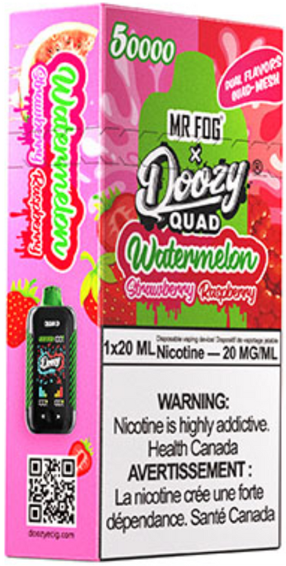 Watermelon Strawberry Watermelon Raspberry DOOZY QUAD Disposable