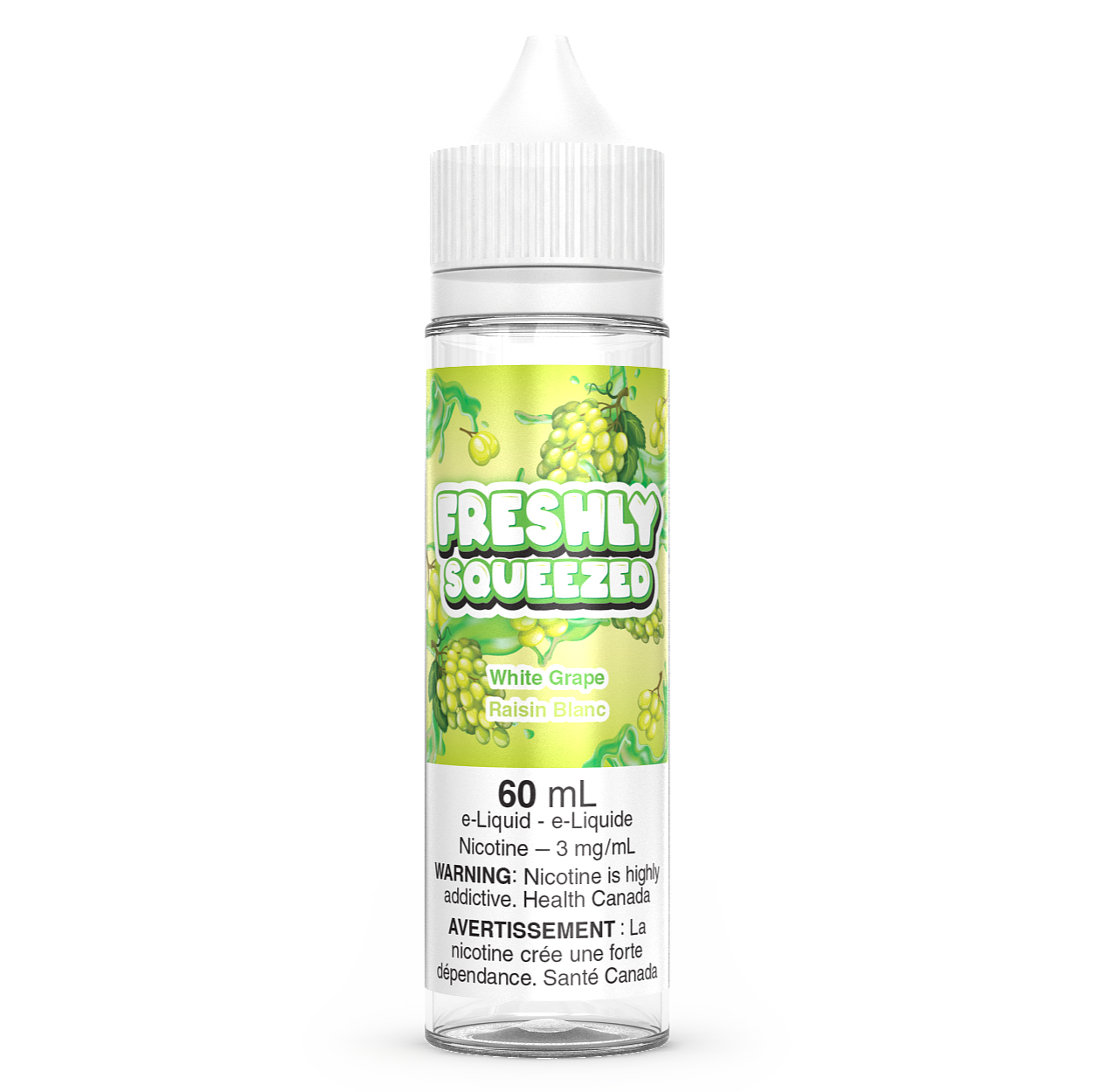 White Grape Freshly Squeezed Vape Juice 60mL Freebase