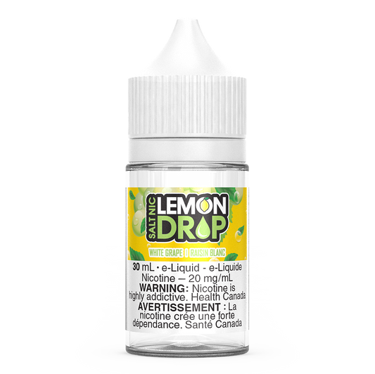 White Grape LEMON DROP Salt Nic Vape Juice E-Liquid 30mL