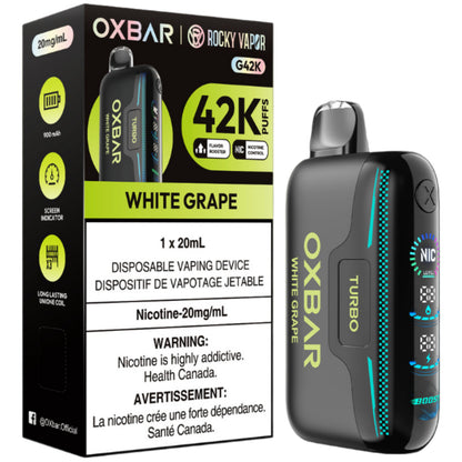 White Grape ROCKY VAPOR OXBAR G42K