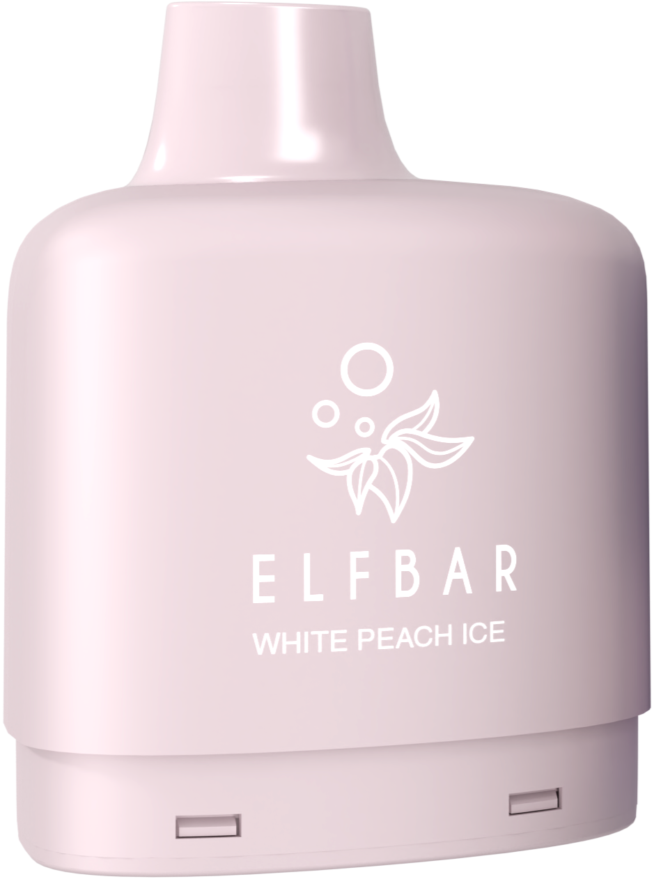 White Peach Ice STLTH LOOP MAX X ELFBAR Pod