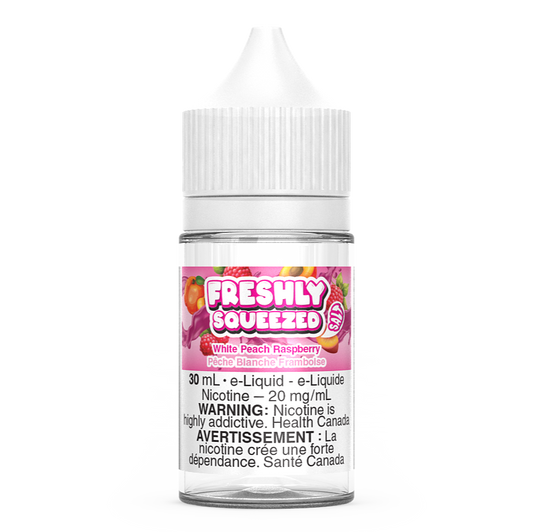 White Peach Raspberry Freshly Squeezed Salt Nic E-Liquid