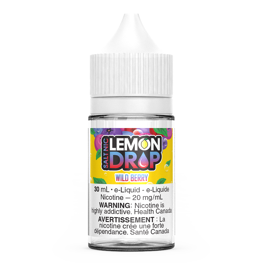 Wild Berry LEMON DROP Salt Nic Vape Juice E-Liquid 30mL