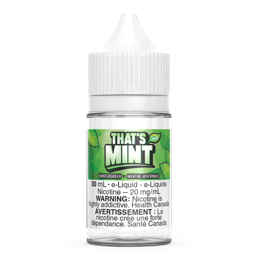 Wintergreen Thats Mint Salt Nic Vape Juice