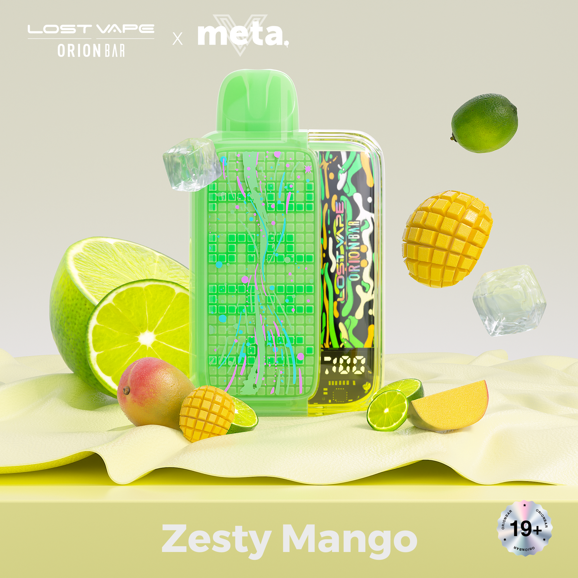 Lost Vape Orion Bar 10000 Disposable Vape - Zesty Mango Cloud Island Vapour Lost Vape Orion Bar 10000 Disposable Vape - Zesty Mango Cloud Island Vapour