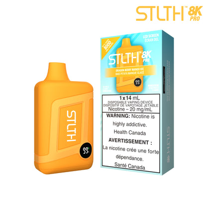 STLTH 8K pro disposable vape Dragon Berry Mango Ice