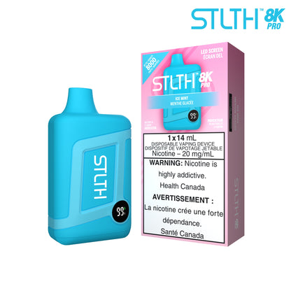 STLTH 8K pro disposable vape Ice Mint