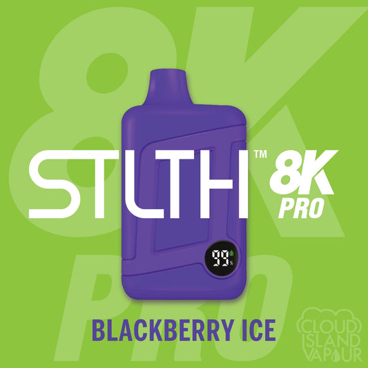 STLTH 8K Pro Disposable Vape flavour Blackberry Ice