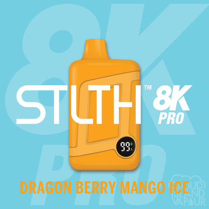 STLTH 8K Pro Disposable Vape flavour Dragon Berry Mango Ice