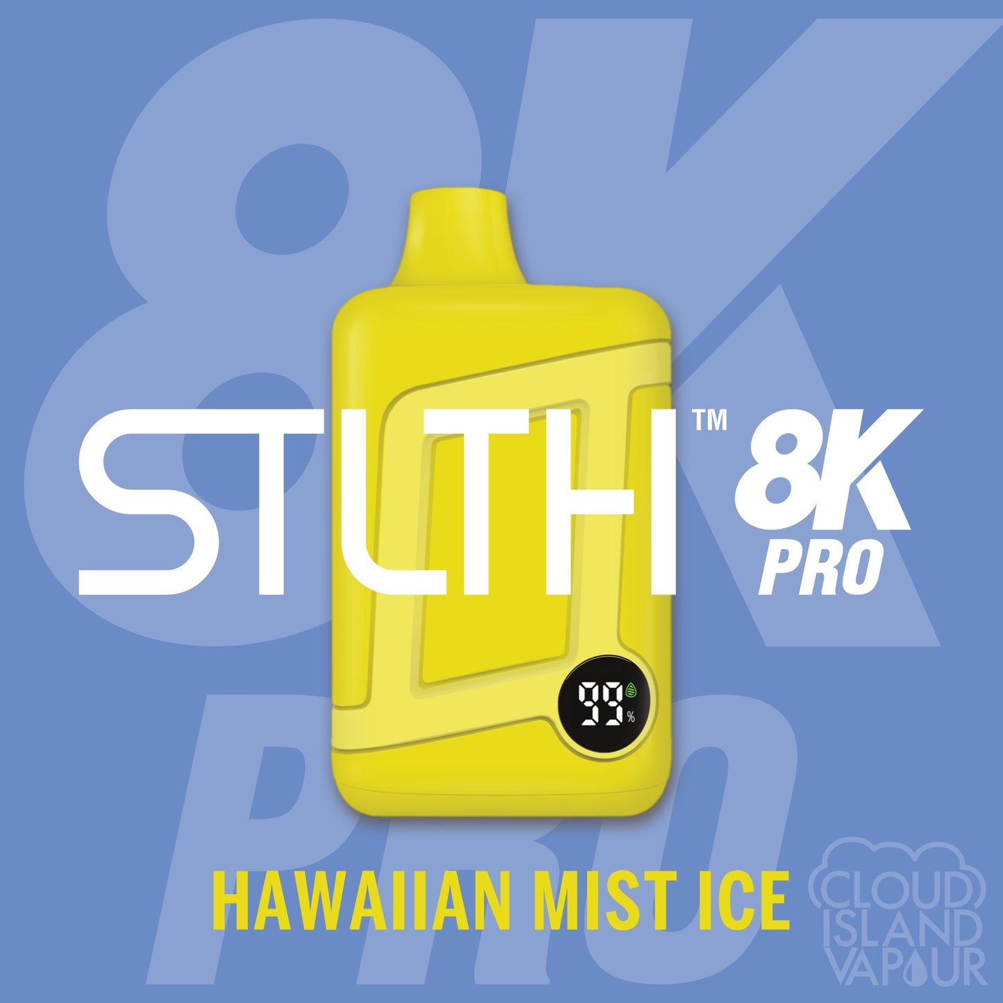 STLTH 8K Pro Disposable Vape flavour Hawaiian Mist Ice