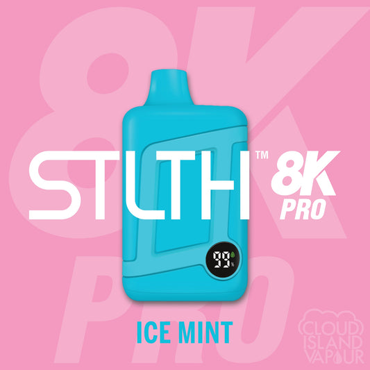 STLTH 8K Pro Disposable Vape flavour Ice Mint 