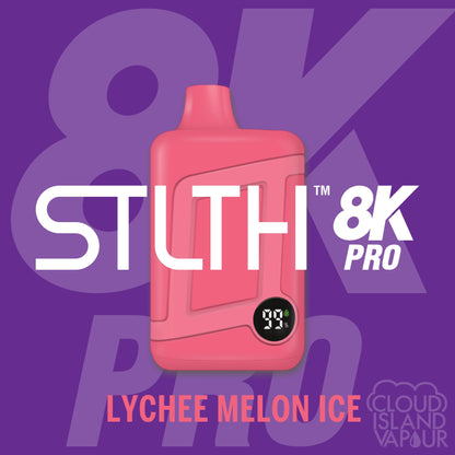 STLTH 8K Pro Disposable Vape flavour Lychee Melon Ice