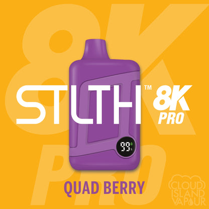 STLTH 8K Pro Disposable Vape flavour Quad Berry 