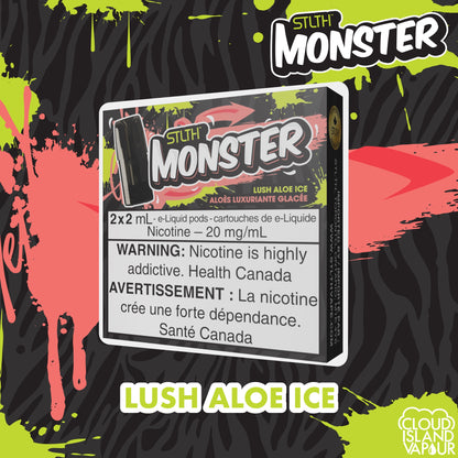 STLTH Monster Pod Package flavour Lush Aloe Ice