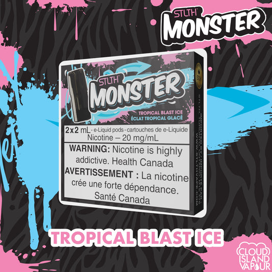 STLTH Monster Pod Package flavour Tropical Blast Ice